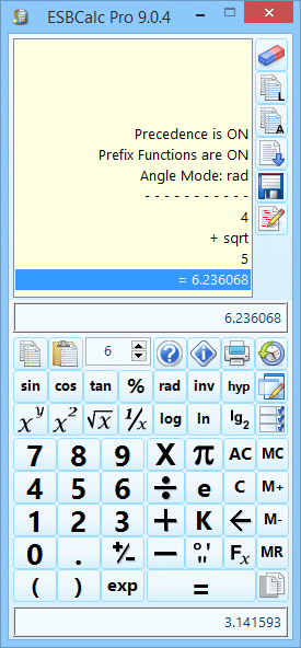 ESBCalc Pro - Scientific Calculator Screenshot
